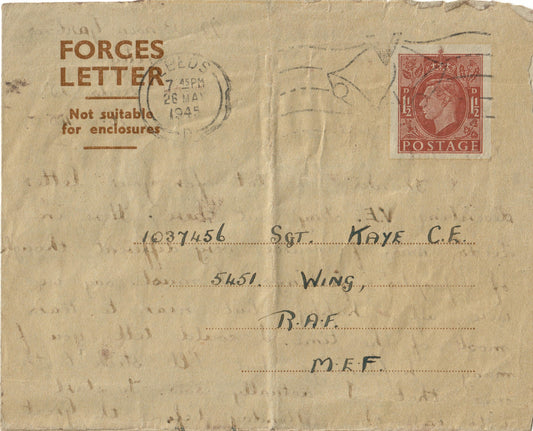 Letter to a soldier - VE Day in Leeds